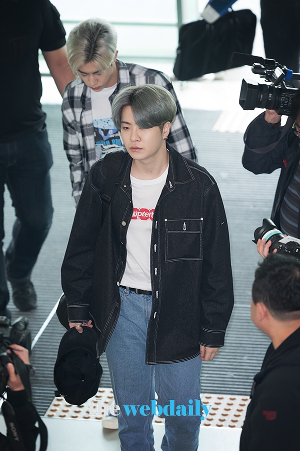 갓세븐(GOT7) 영재, 김포국제공항 국내선 출발 현장