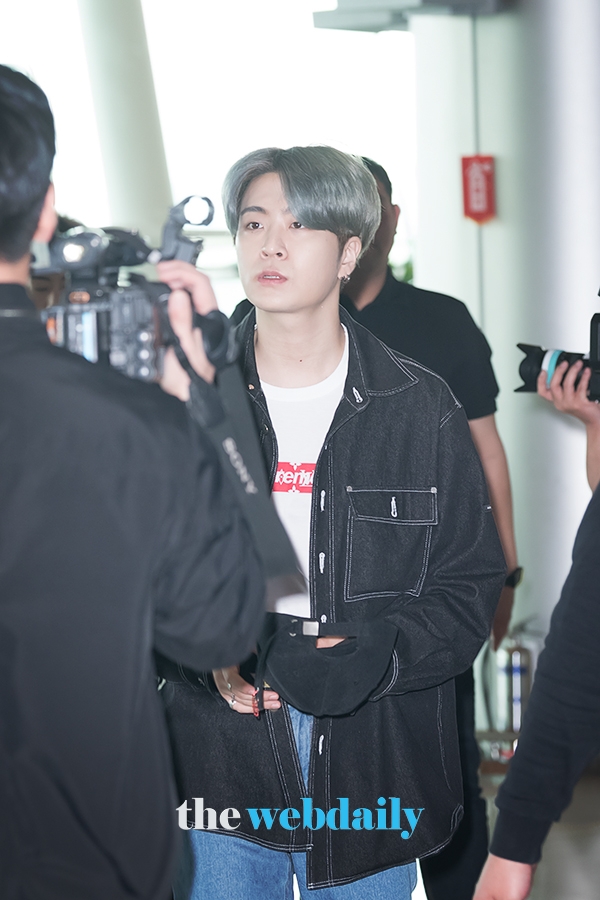 갓세븐(GOT7) 영재, 김포국제공항 국내선 출발 현장
