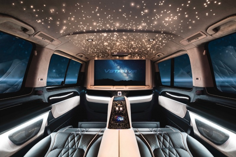 브이스타 VIP 인테리어.(사진=와이즈오토)