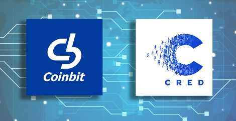 코인빗(왼쪽)과 크레드(오른쪽) CI. 사진=코인빗