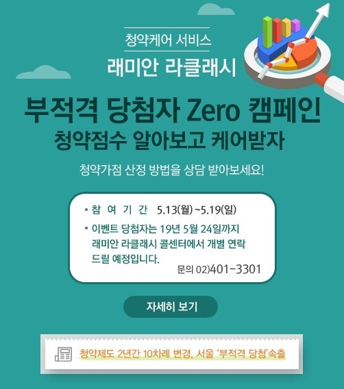 래미안 라클래시, “청약자격 알아보고 1:1 관리 받으세요~”