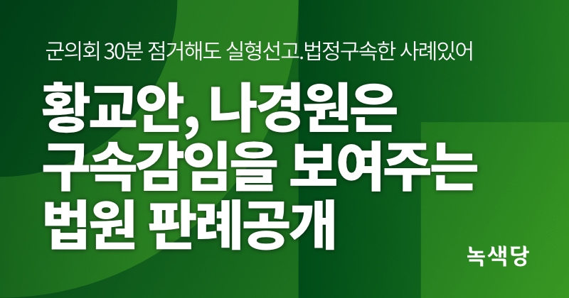 (사진=녹색당)