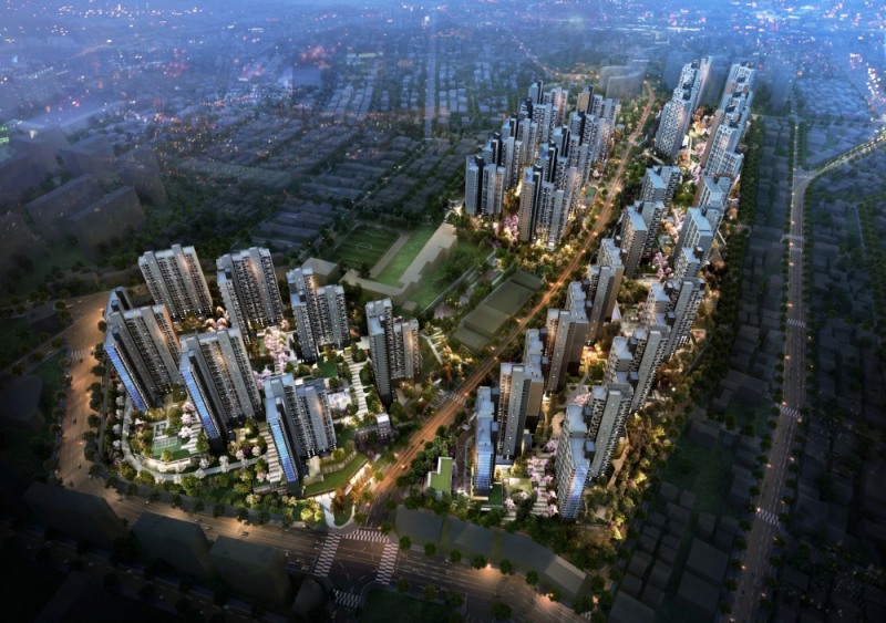 e편한세상 금빛 그랑메종 조감도.(이미지=대림산업)