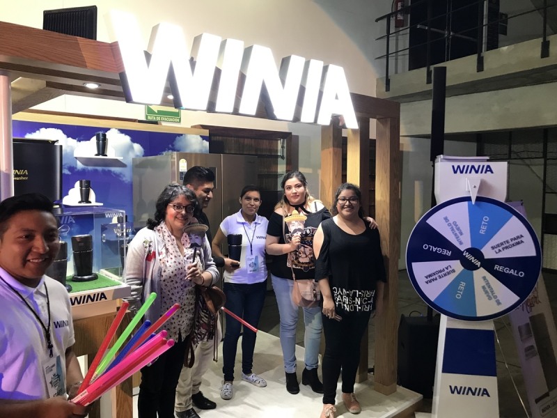 멕시코 K-POP 위니아 콜렉션 홍보관 (사진=대우전자)