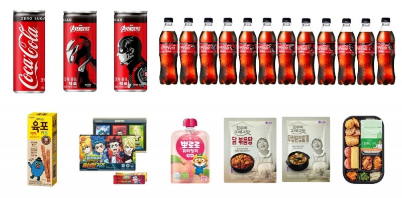 식음료업계, 연령별 팬심 자극 ‘히어로’ 컬래버 아이템 출시