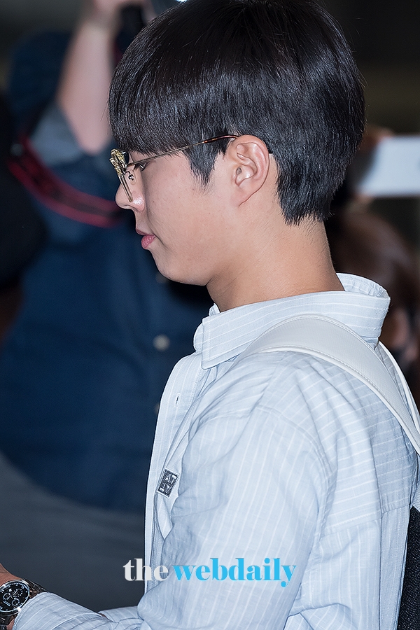 박보검, 김포국제공항 출국 현장