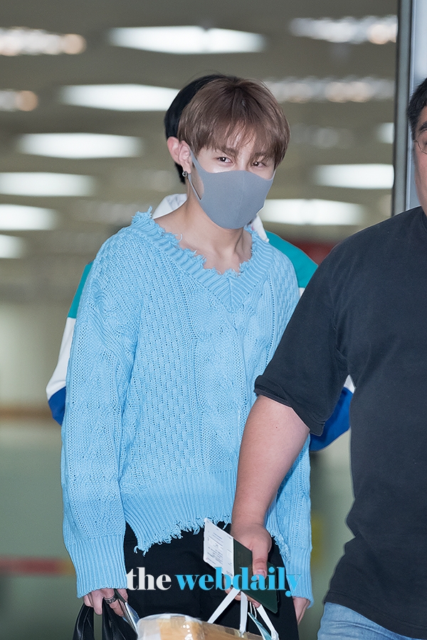 하성운, 김포국제공항 입국 현장