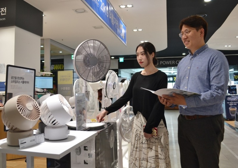 전자랜드, 이른 더위에 초미풍 선풍기와 에어서큘레이터 인기