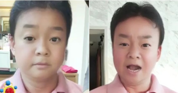 ‘애기얼굴 어플’을 이용한 사진으로도 단박에 해보고 싶은 욕구가 생긴다 / 출처 에스엔에스