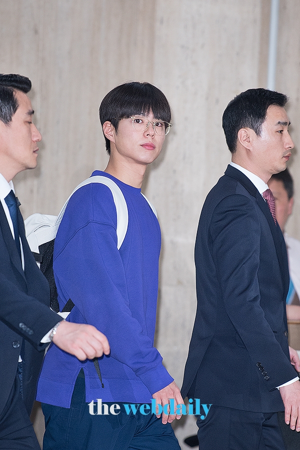 박보검, 김포국제공항 입국 현장