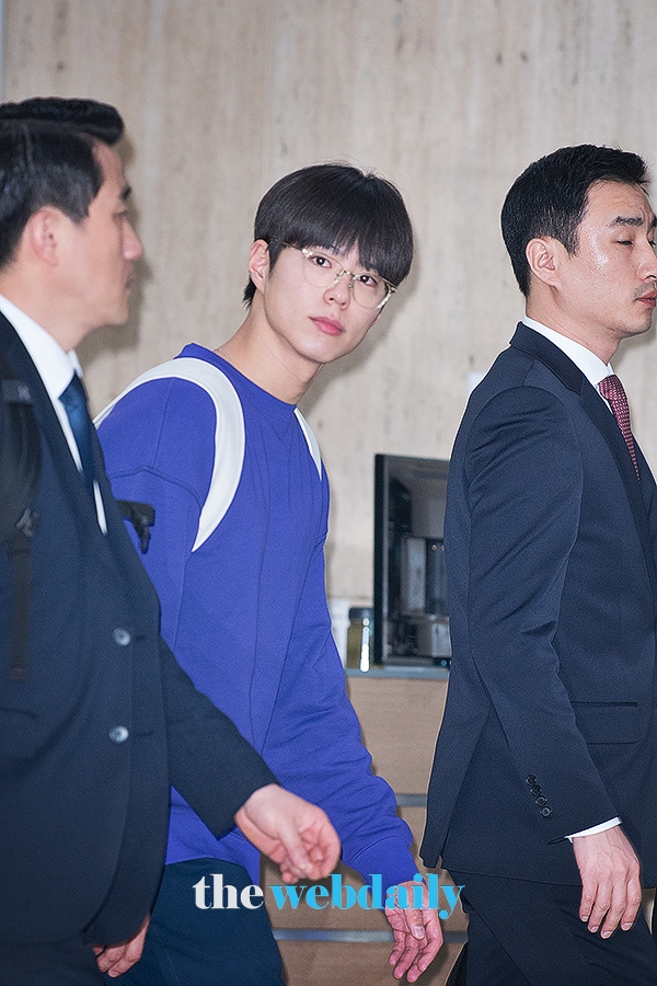 박보검, 김포국제공항 입국 현장