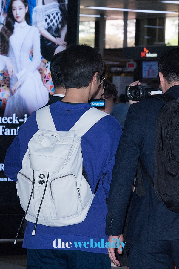 박보검, 김포국제공항 입국 현장