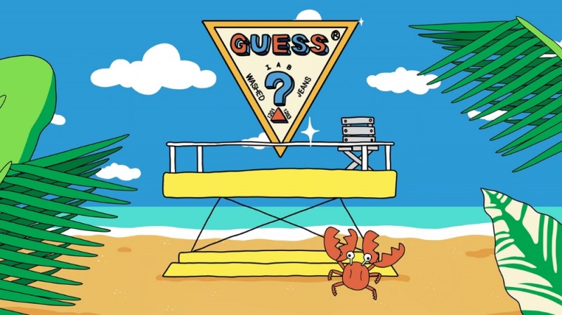 GUESS X IAB STUDIO 콜라보레이션 티저 영상 공개