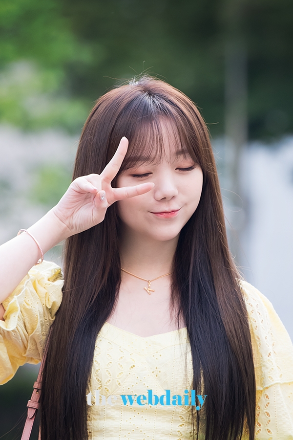 러블리즈(Lovelyz) 케이, KBS 2TV 음악방송 '뮤직뱅크' 출근길