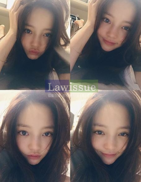 구하라의 돋보이는 청초미 / 사진출처 : instagram