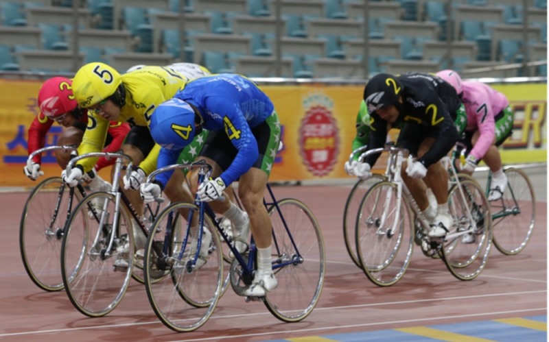 경륜 경기모습. (사진=국민체육진흥공단)