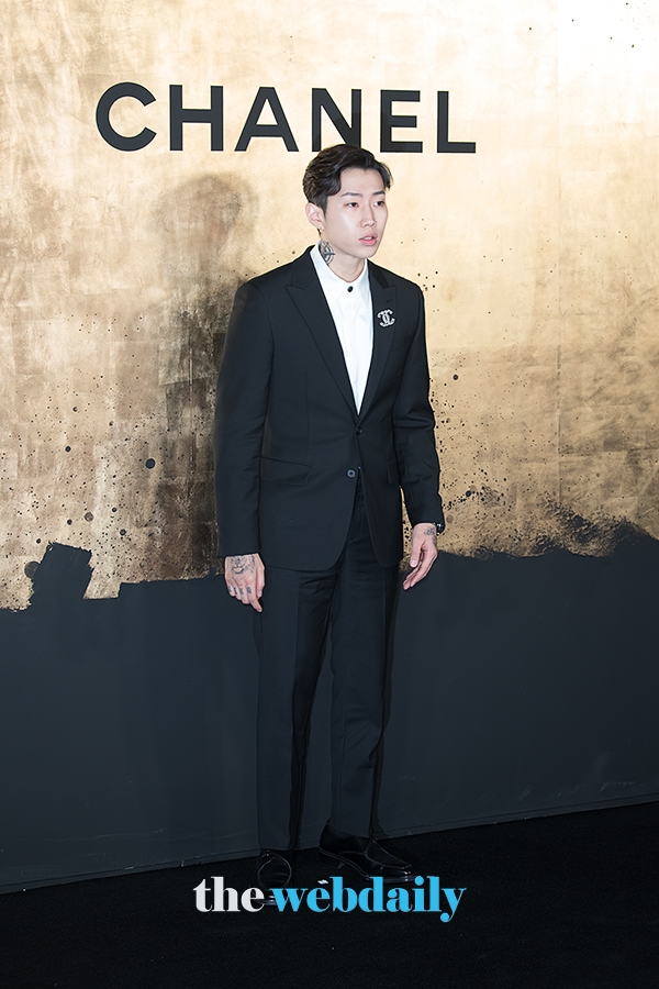 박재범, 샤넬 컬렉션 쇼 개최 기념 포토월 행사 현장