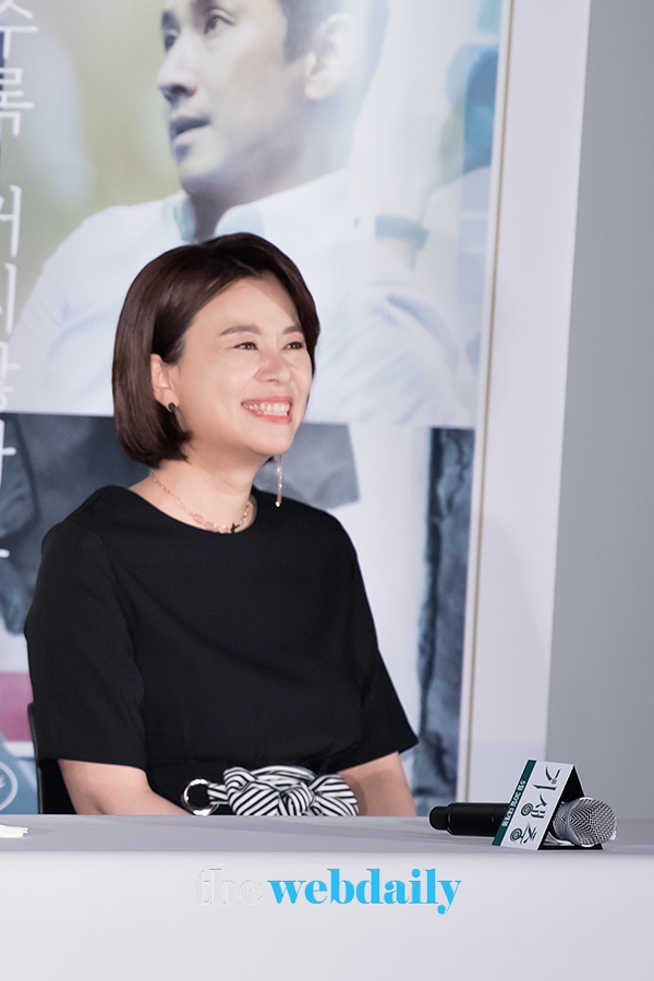 장혜진, 영화 '기생충' 언론시사회 현장