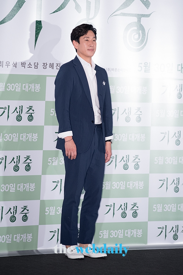 이선균, 영화 '기생충' 언론시사회 현장