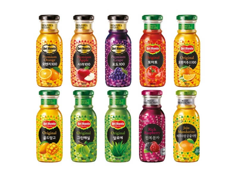 롯데칠성음료, 델몬트주스·롯데주스 리뉴얼