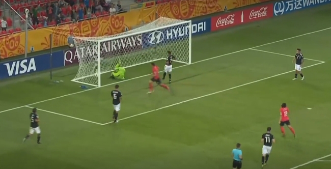 한국 아르헨티나 경기에서 당당하게 승리한 우리대표팀 / 출처 케이비에스화면