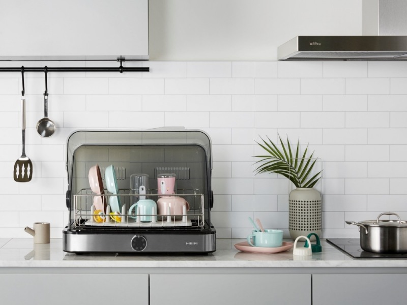 한샘 스마트 열풍식기살균건조기 UV플러스.(사진=한샘)