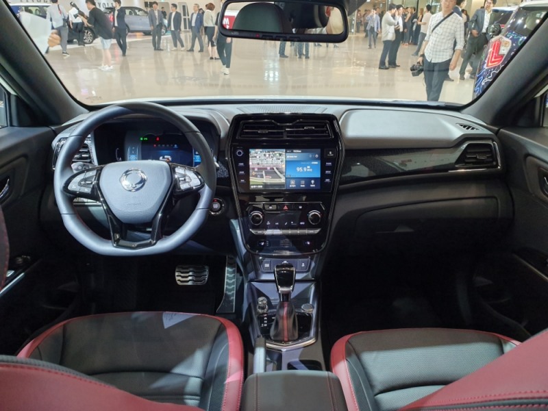 쌍용차 베리 뉴 티볼리 인테리어.(사진=최영록 기자)