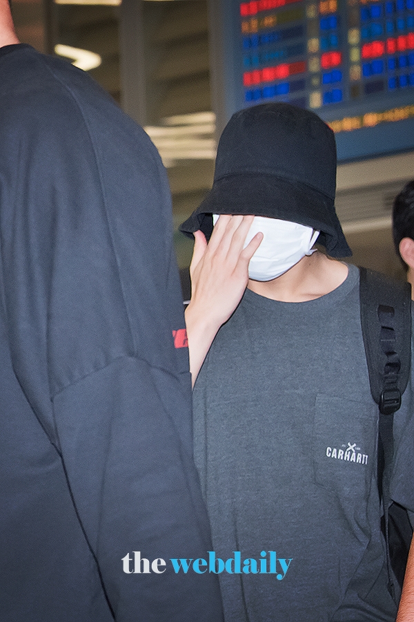 방탄소년단(BTS) 정국, 인천국제공항 입국 현장
