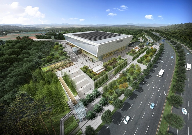 제 2 실내종합체육관 조감도.(제공=울산시)