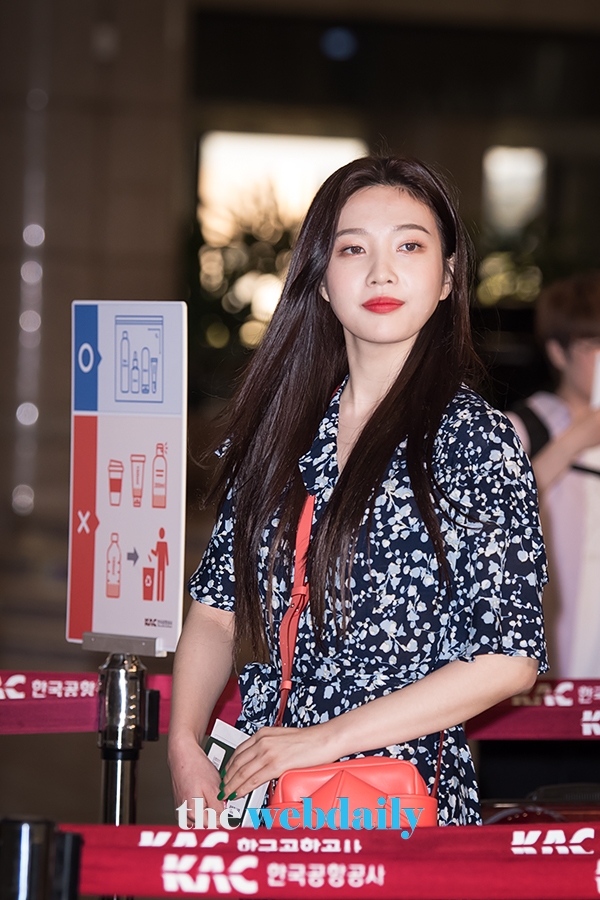 레드벨벳(RedVelvet) 조이, 김포국제공항 출국 현장