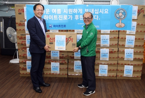 하이트진로, 건강한 여름 나기 위한 쪽방촌 지원