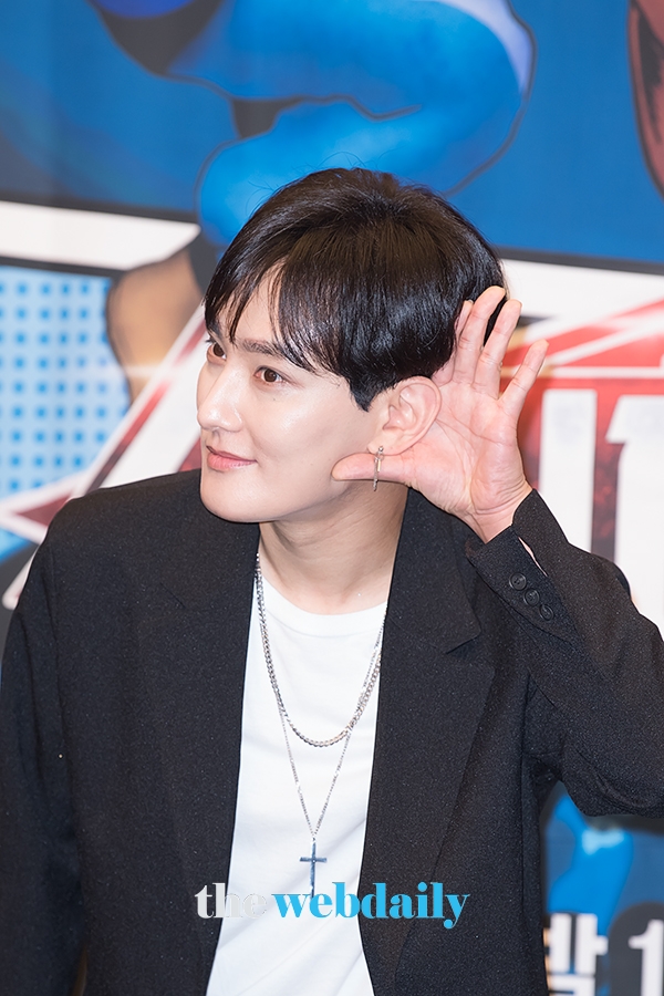 강타, tvN 예능프로그램 '슈퍼히어러' 제작발표회 현장