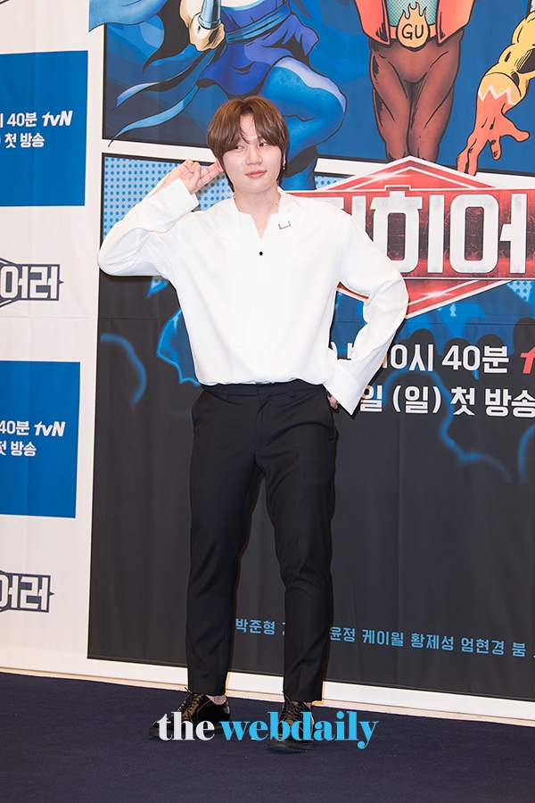 케이윌, tvN 예능프로그램 '슈퍼히어러' 제작발표회 현장