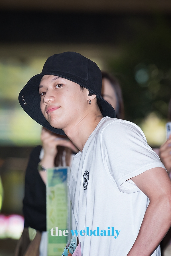 샤이니(SHINee) 태민, 김포국제공항 출국 현장