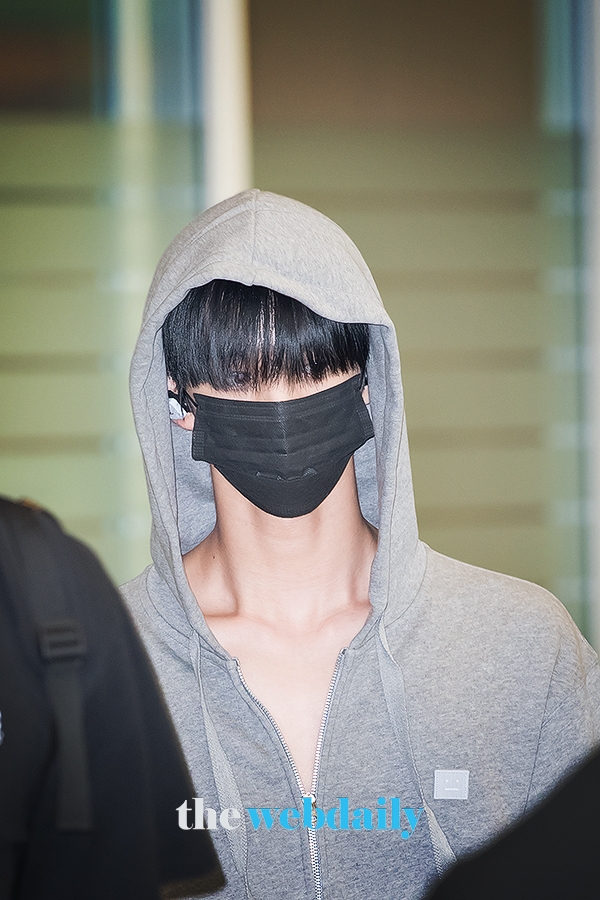 배진영, 인천국제공항 입국 현장