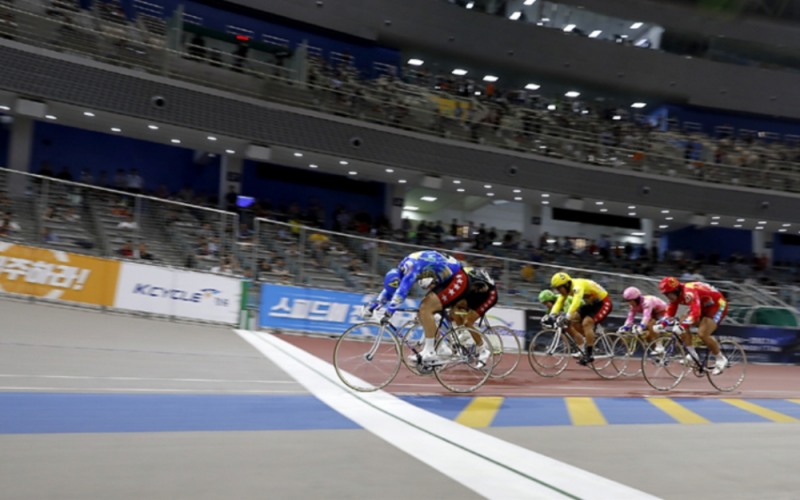 경륜 경기 전경. (사진=국민체육진흥공단)