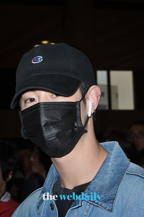 갓세븐(GOT7) 마크, 김포국제공항 출국 현장