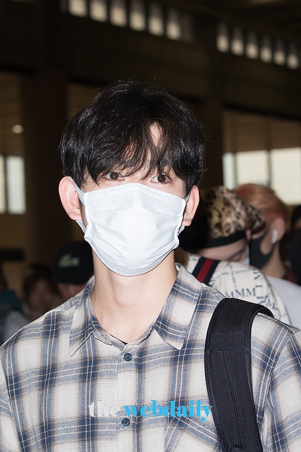 갓세븐(GOT7) 진영, 김포국제공항 출국 현장