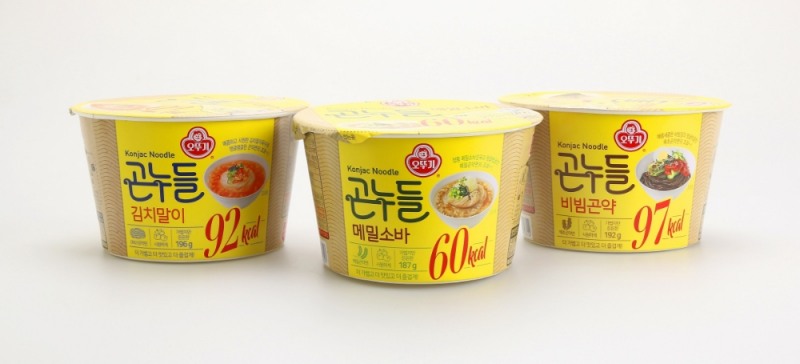 오뚜기, 가볍고 든든하게 즐기는 저칼로리 ‘곤누들’ 3종 출시