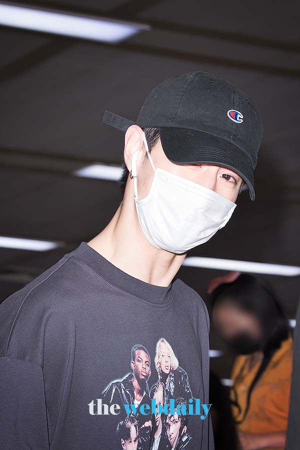 갓세븐(GOT7) 마크, 김포국제공항 입국 현장