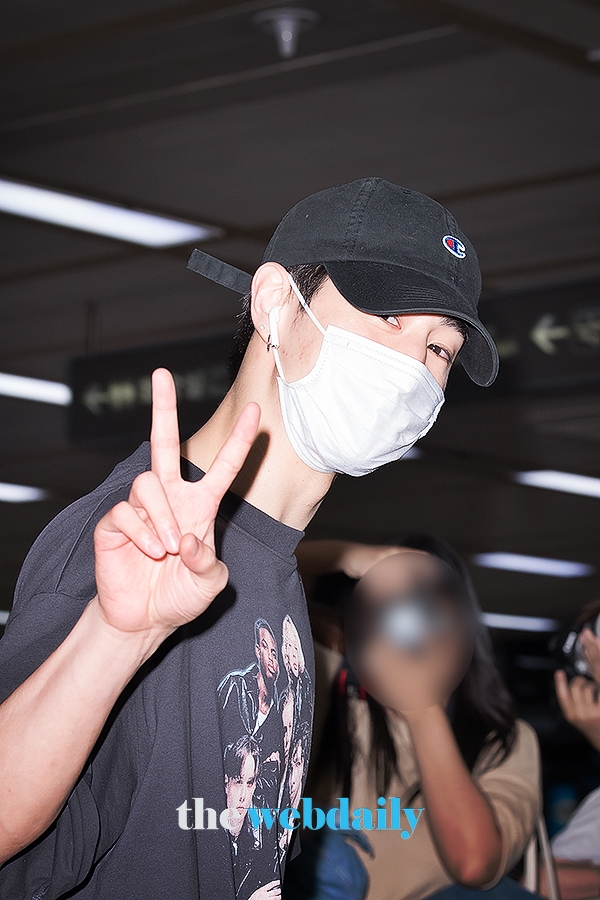 갓세븐(GOT7) 마크, 김포국제공항 입국 현장