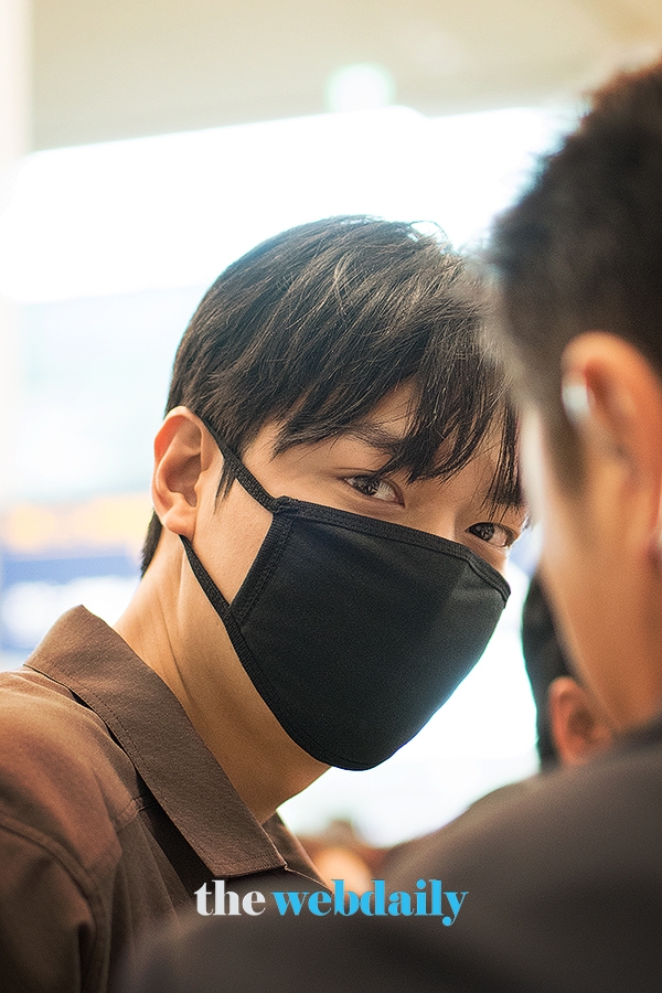 이민호, 인천국제공항 입국 현장