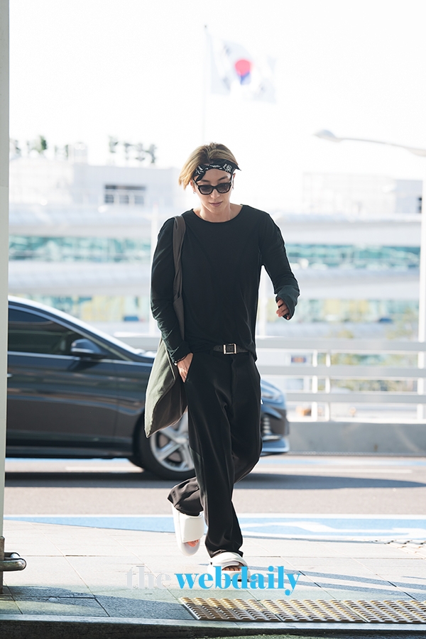 이특, 인천국제공항 출국 현장