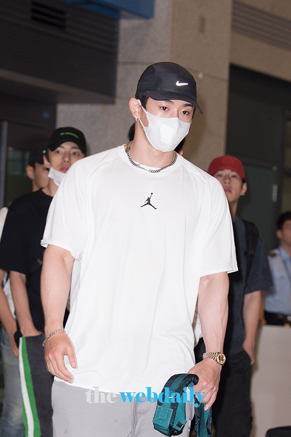 몬스타엑스(MONSTAX) 원호, 인천국제공항 입국 현장