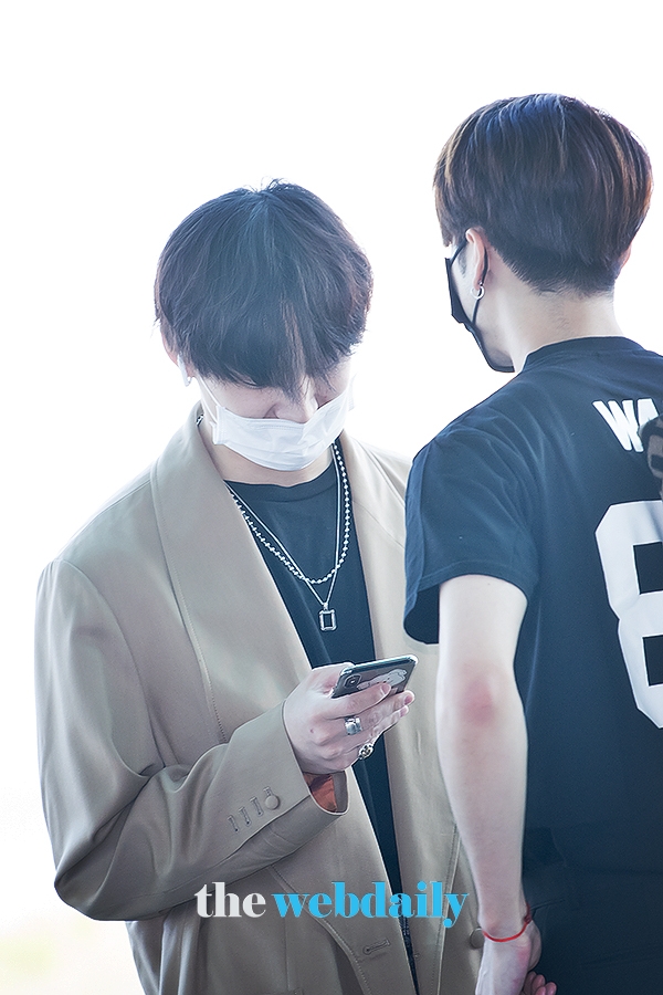 갓세븐(GOT7) 제이비, 인천국제공항 출국 현장