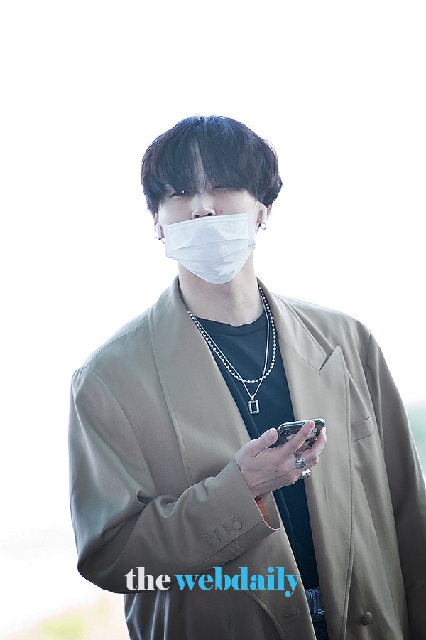 갓세븐(GOT7) 제이비, 인천국제공항 출국 현장