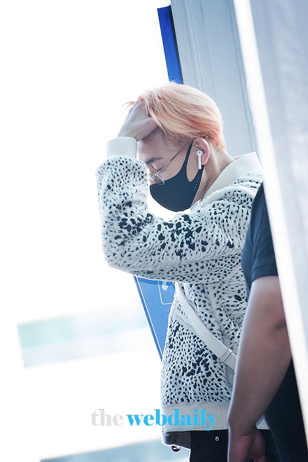 갓세븐(GOT7) 뱀뱀, 인천국제공항 출국 현장
