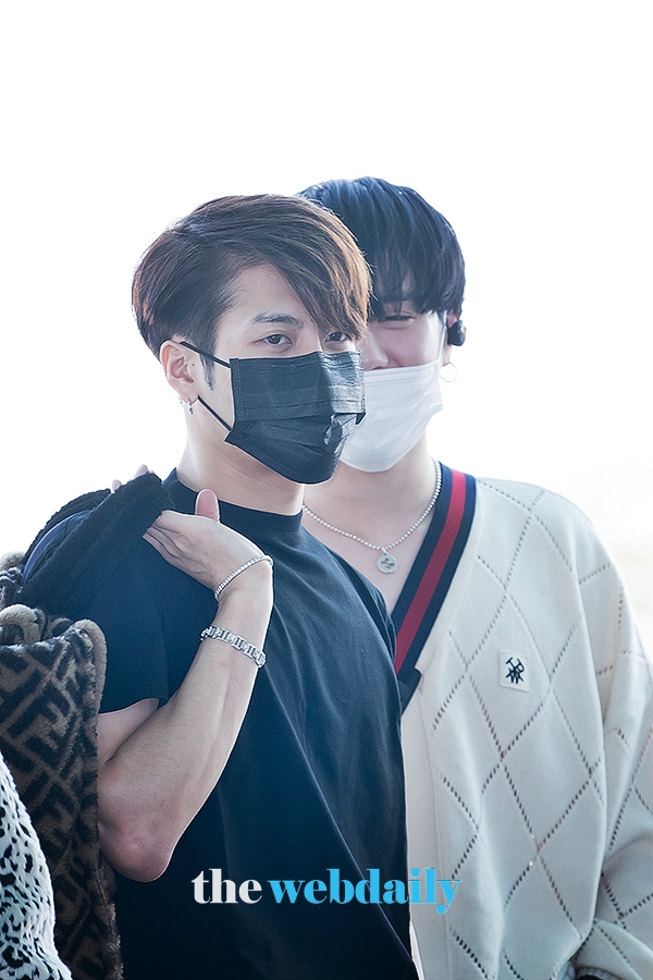 갓세븐(GOT7) 잭슨, 인천국제공항 출국 현장