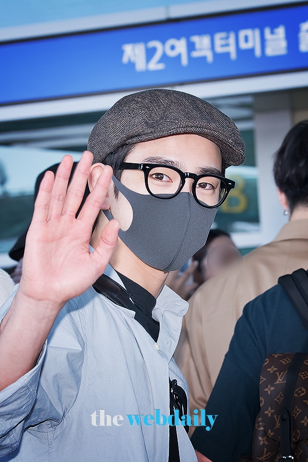 갓세븐(GOT7) 진영, 인천국제공항 출국 현장