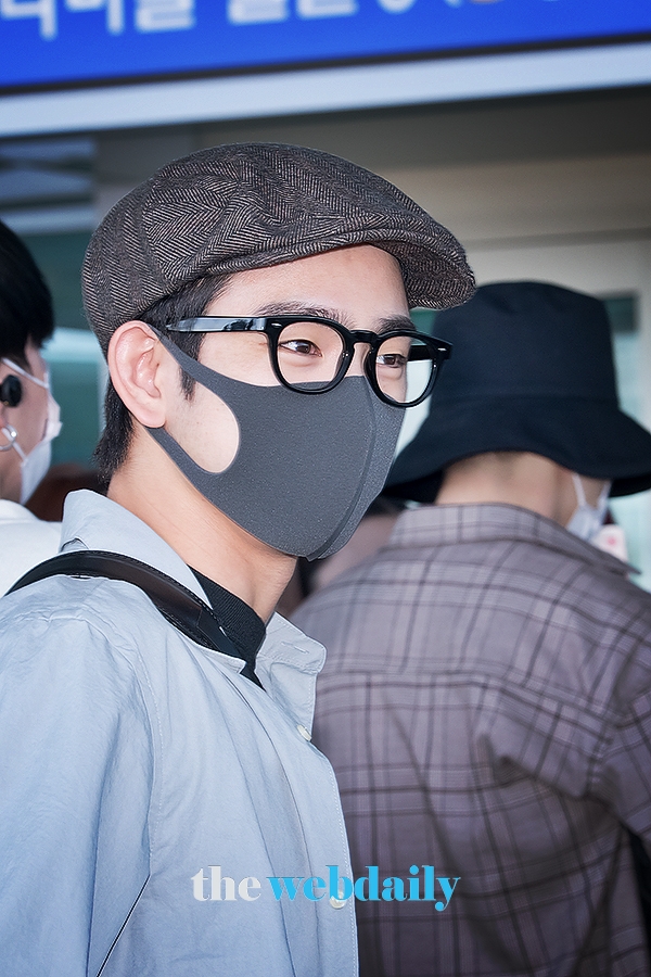 갓세븐(GOT7) 진영, 인천국제공항 출국 현장